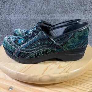 Dansko Shoes Paisley Tapestry Clog Womens Size 8 Multicolor Vegan Comfort Casual